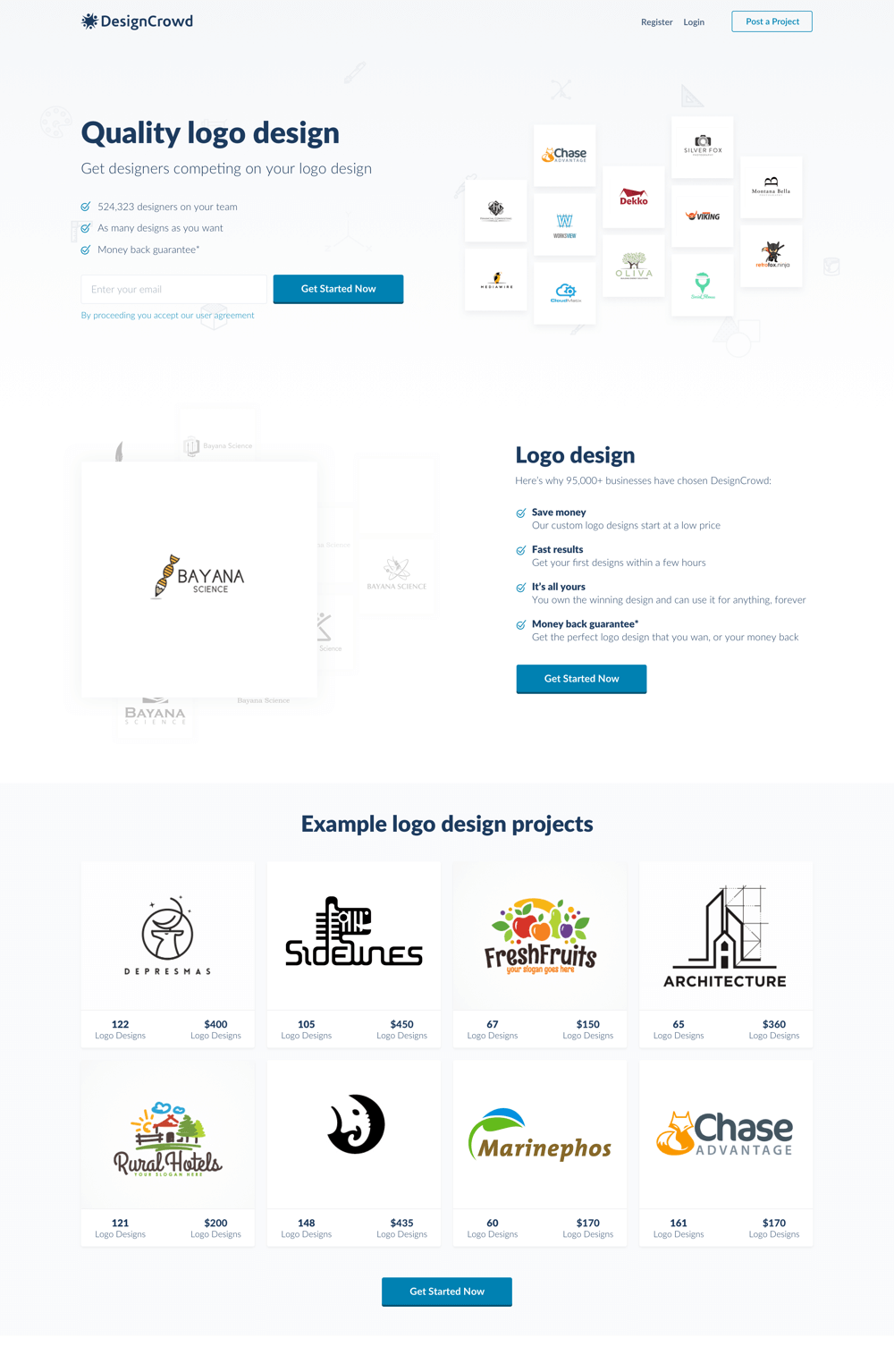 DesignCrowd Project