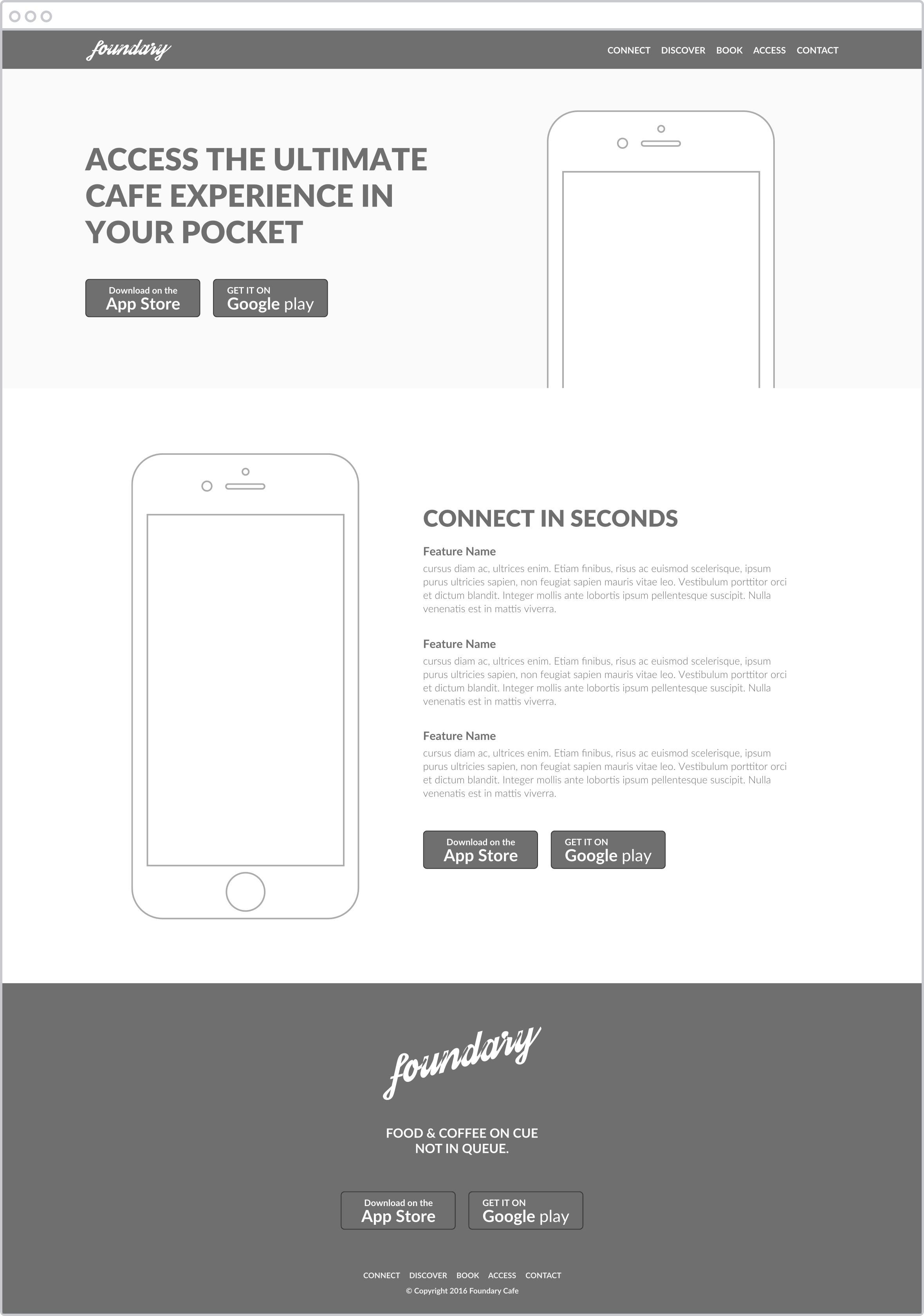 Website Wireframe